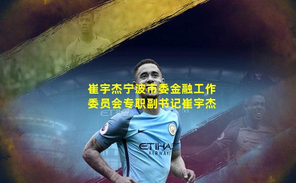 崔宇杰宁波市委金融工作委员会专职副书记崔宇杰