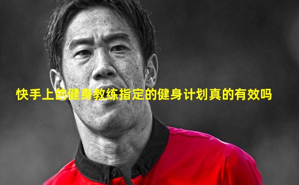 快手上的健身教练指定的健身计划真的有效吗