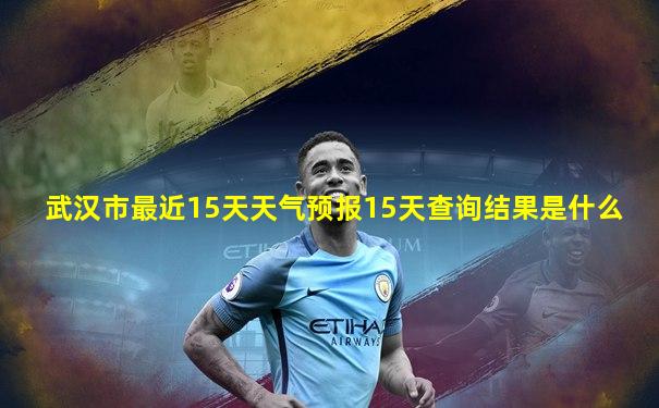 武汉市最近15天天气预报15天查询结果是什么